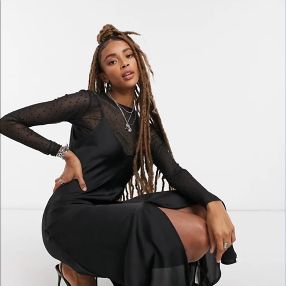 Free People Black Slip Dress Size Small - Picture 2 of 10